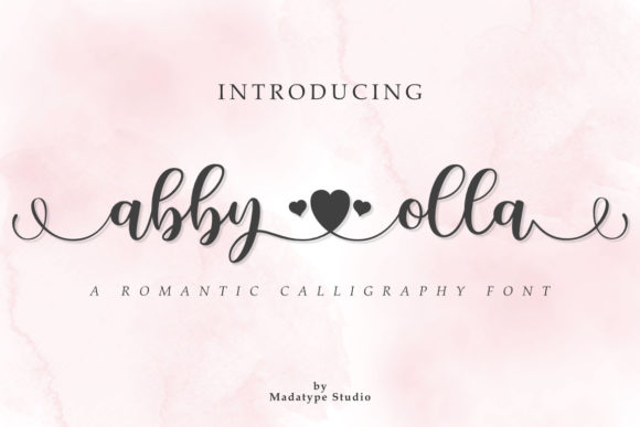 Abby Olla: A Romantic Script Font for Your Brand