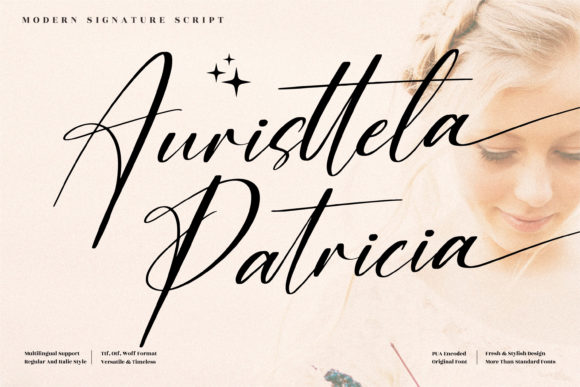 Auristtela Patricia: A Premium Script Font for Web Design