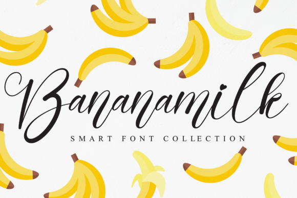 Bananamilk: A Joyful Script Font for Editorial Design