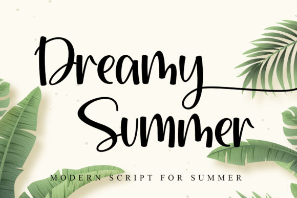 Dreamy Summer: A Handwritten Font for Editorial Design