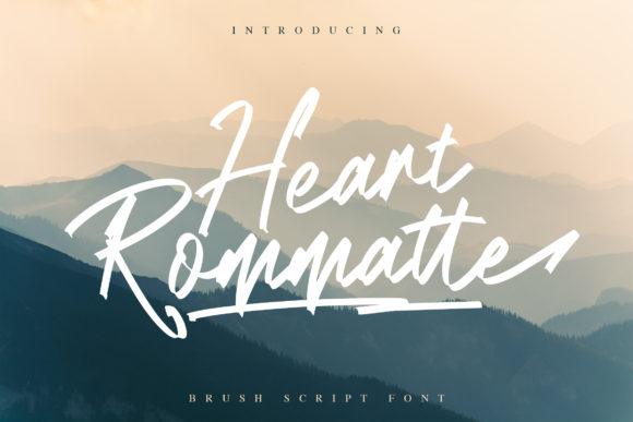 Heart Rommatte: A Timeless Script Font for Branding