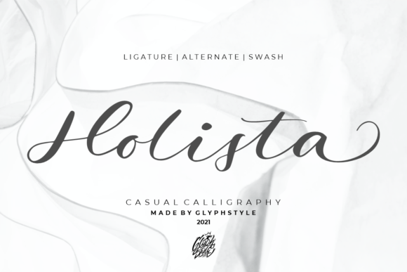 Holista Calligraphy: A Romantic Script Font for Branding