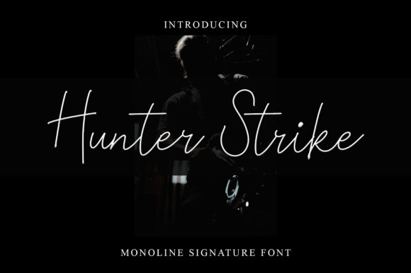 Hunter Strike: A Premium Script Font for Marketers