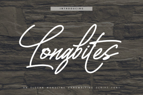 Longbites: The Handwritten Font for Your Brand