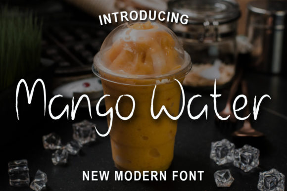 Mango Water: A Handwritten Font for Editorial Design
