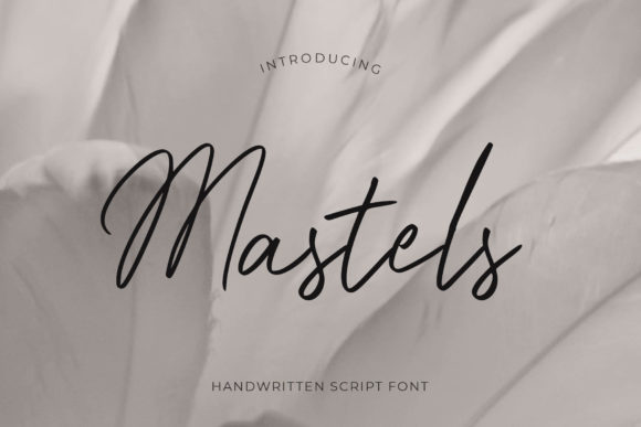 Mastels: A Delicate Script Font for Crafters