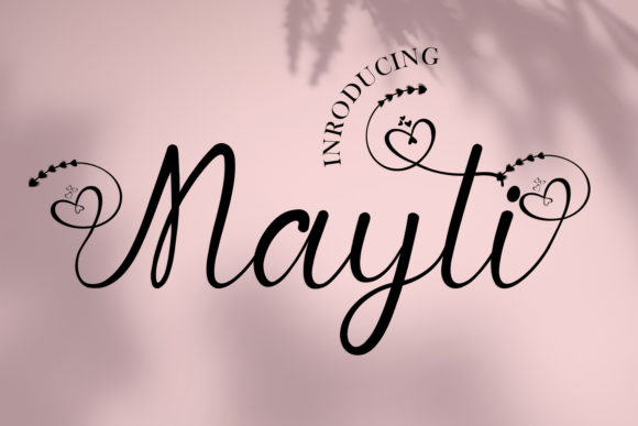 Mayti: A Delicate Script Font for Elegant Branding
