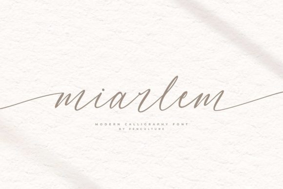 Miarlem: The Handwritten Font for High-Impact Campaigns