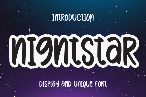 Nightstar: A Friendly Handwritten Font for Campaigns