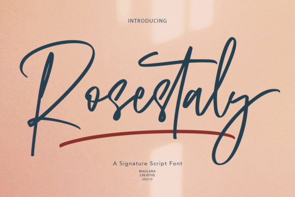 Rosestaly: A Premium Script Font for Campaigns