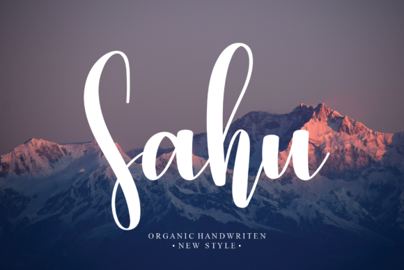 Sahu: A Refined Script Font for Modern Web Design