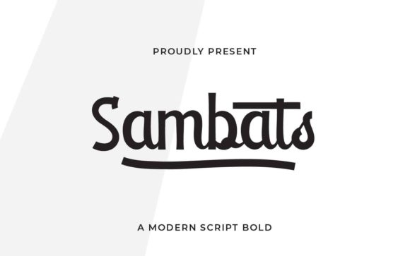 Sambats: A Modern Handwritten Font for Web Design