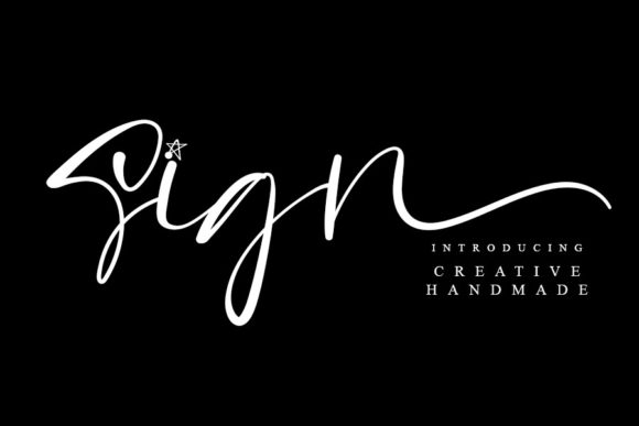 Sign: A Premium Script Font for Brand Identity