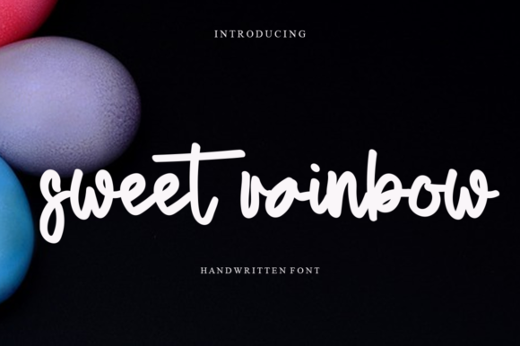 Sweet Rainbow: A Natural Handwritten Font for Web Design