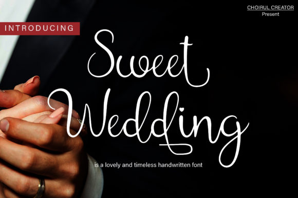 Sweet Wedding: A Timeless Handwritten Font for Marketers