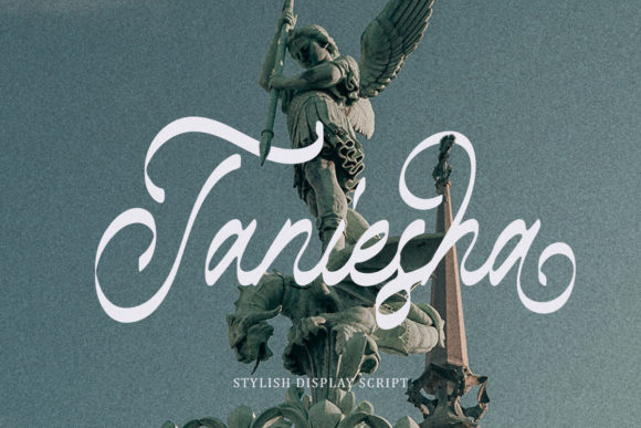 Taniesha: A Romantic Handwritten Font for Editorial Design