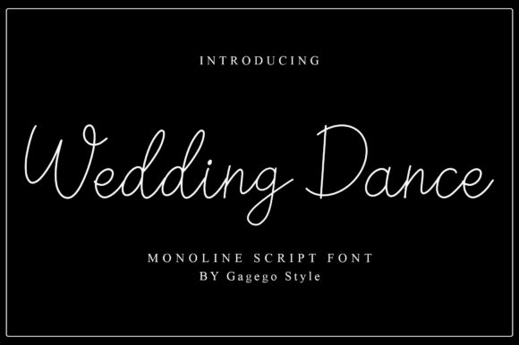 Wedding Dance: A Dazzling Script Font for Crafters