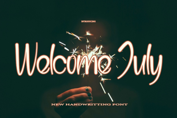 Welcome July: A Smooth Handwritten Font for Web Design