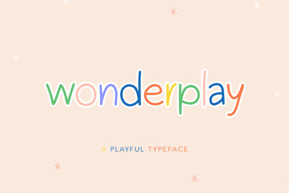 Wonderplay Font: A Handwritten Typeface for Playful Brands